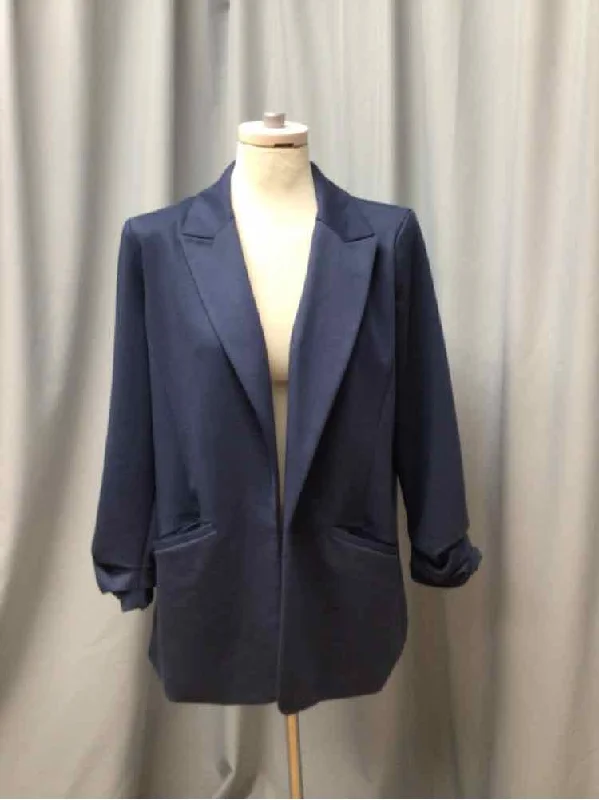 Men's classic black suit jacket -NINE WEST SIZE LARGE Ladies BLAZER