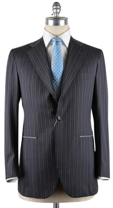 Men's classic navy blue tuxedo -Orazio Luciano Gray Suit – Size: 40 US / 50 EU