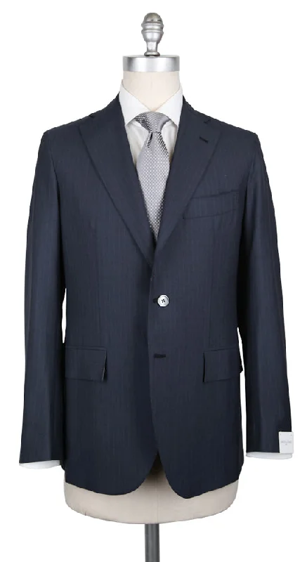 Men's designer wedding tuxedo -Orazio Luciano Midnight Navy Blue Suit