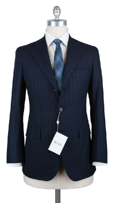 Men's grey tuxedo for wedding -Orazio Luciano Navy Blue Suit