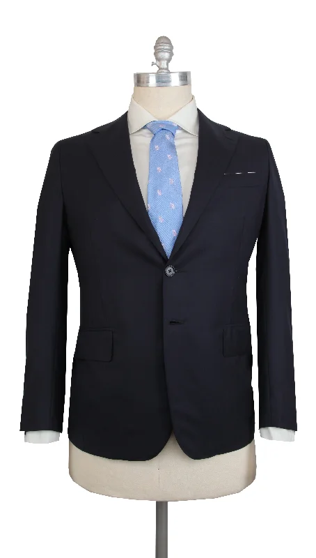 Men's classic three-piece tuxedo -Principe d'Eleganza Dark Blue Suit