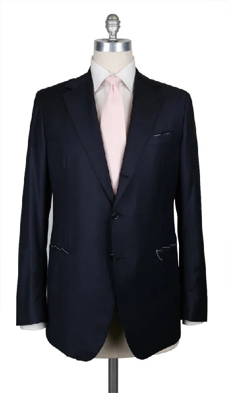 Men's blue wedding tuxedo -Principe d'Eleganza Midnight Navy Blue Suit