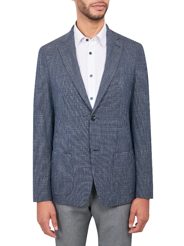 Men's formal dinner suit -Small Check Sport Coat