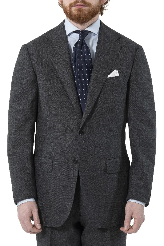 Modern business suits for men -The Armoury Model 3A Grey Wool Harbour Breeze Suit