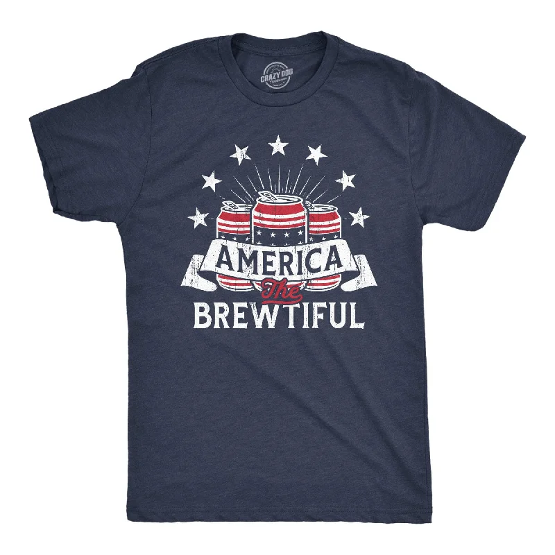 Men’s weekend casual shirt -America The Brewtiful Men's T Shirt