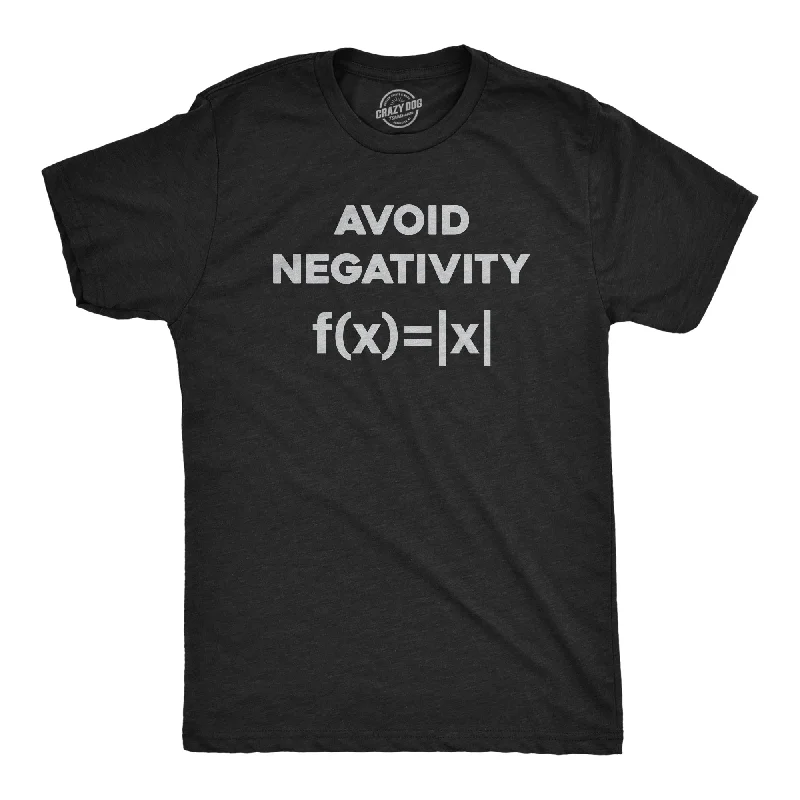 Men’s shirt with collar -Avoid Negativity Men's T Shirt