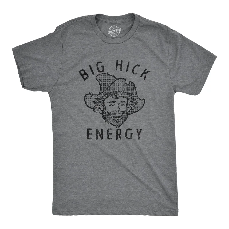 Men’s dress shirt for wedding -Big Hick Energy Men's T Shirt