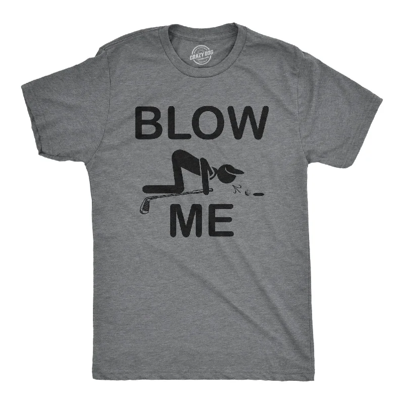 Men’s light casual shirt -Blow Me Golf Men's T Shirt