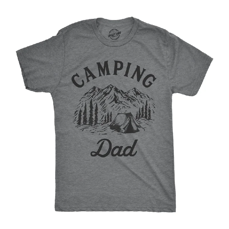 Men’s cotton shirt -Camping Dad Men's T Shirt