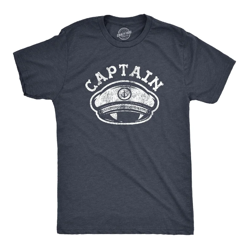 Men’s casual plaid shirt -Captain Hat Men's T Shirt