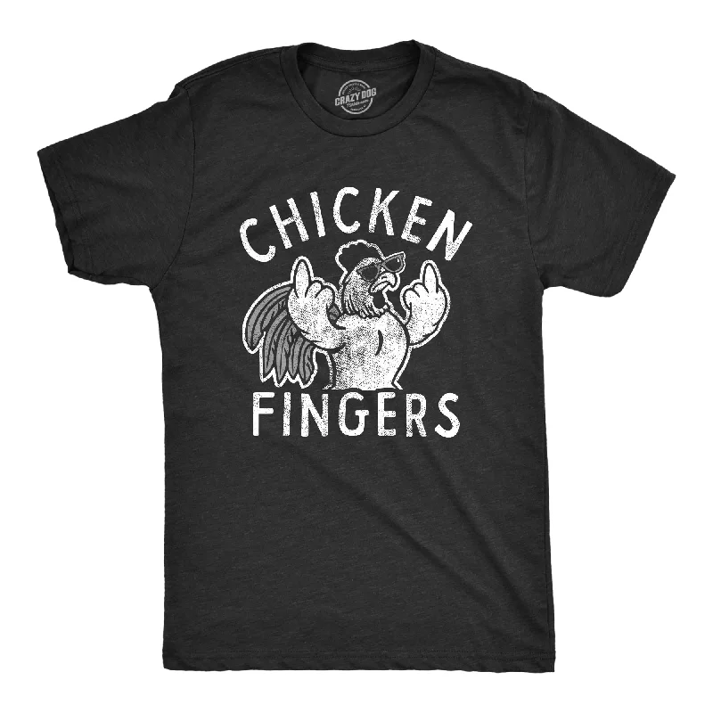 Men’s tailored casual shirt -Chicken Fingers Men's T Shirt