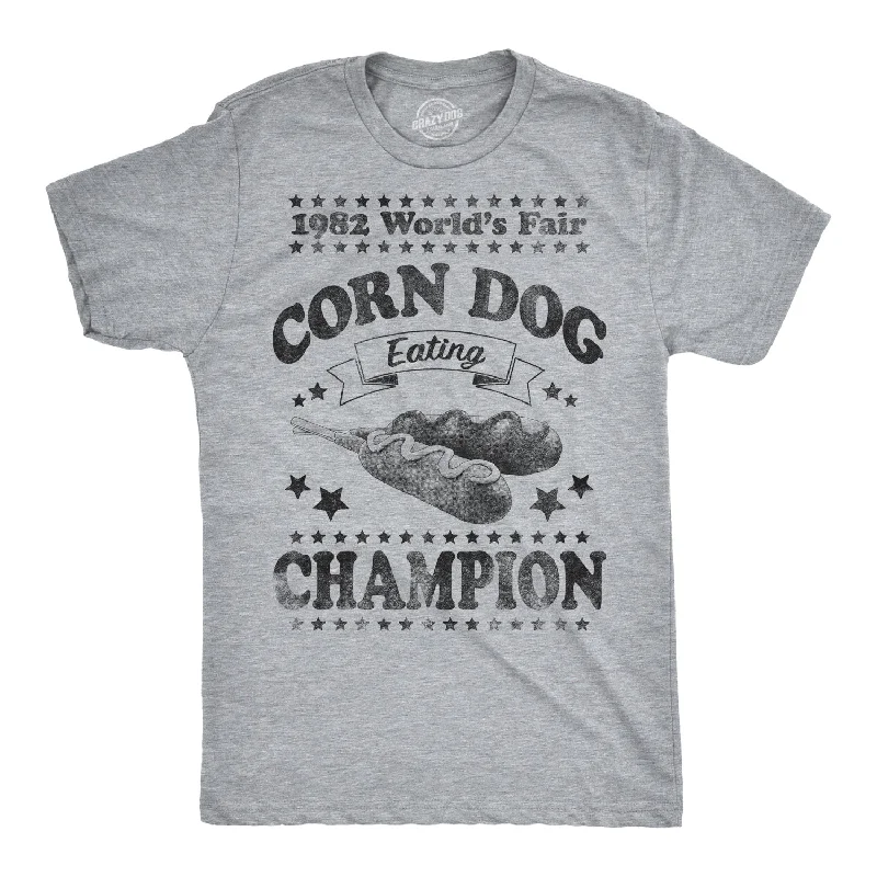 Men’s holiday dress shirt -Corn Dog Eating Champion 1982 Men's T Shirt