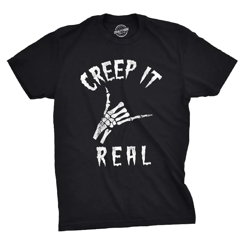 Men’s lightweight plaid shirt -Creep It Real Men's T Shirt