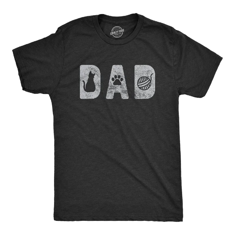 Men’s graphic shirt -Dad Cat Men's T Shirt