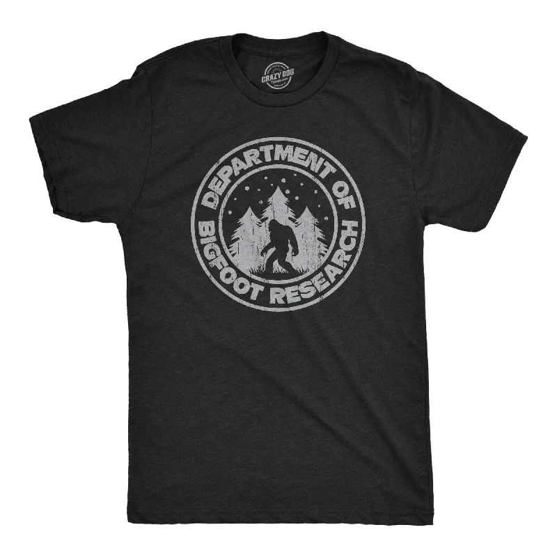 Men’s office shirt -Department Of Bigfoot Research Men's T Shirt