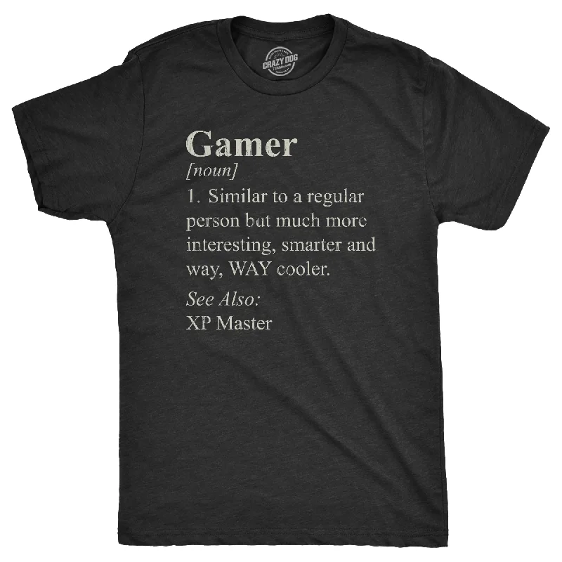 Men’s printed formal shirt -Gamer Definition Men's T Shirt