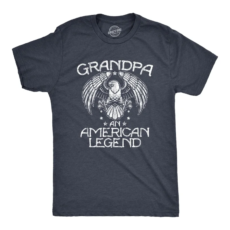 Men’s black shirt -Grandpa An American Legend Men's T Shirt