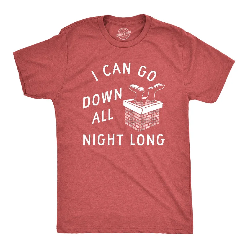 Men’s outdoor dress shirt -I Can Go Down All Night Long Men's T Shirt