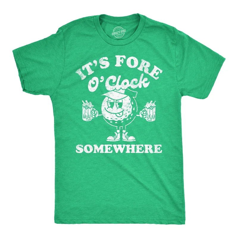 Men’s business shirt -Its Fore O Clock Somewhere Men's T Shirt