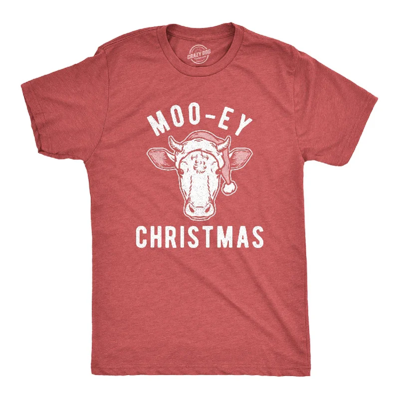 Men’s floral shirt -Moo-ey Christmas Men's T Shirt