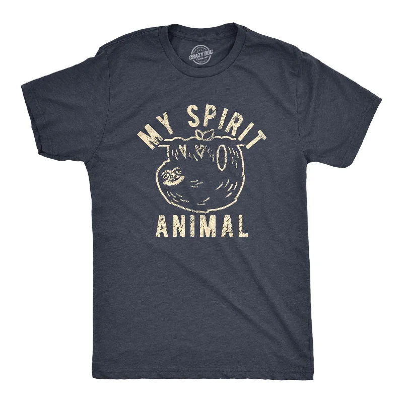 Men’s holiday plaid shirt -My Spirit Animal: Sloth Men's T Shirt