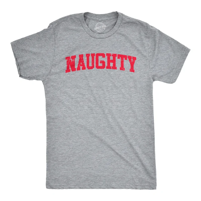 Men’s plaid casual shirt -Naughty Men's T Shirt