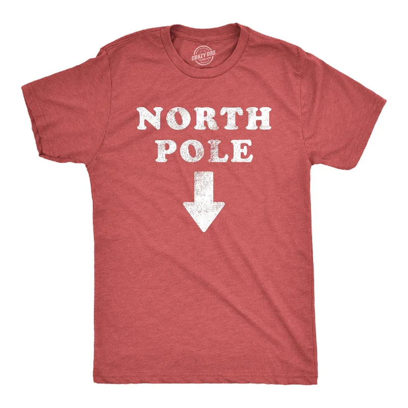 Men’s luxurious casual shirt -North Pole Here Men's T Shirt