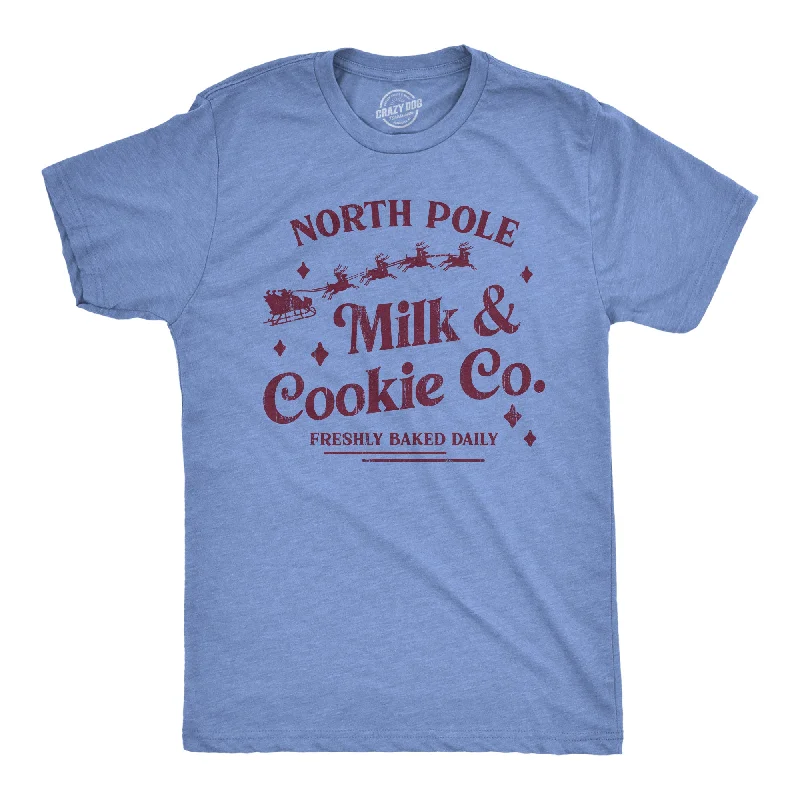 Men’s vintage formal shirt -North Pole Milk And Cookie Co Men's T Shirt