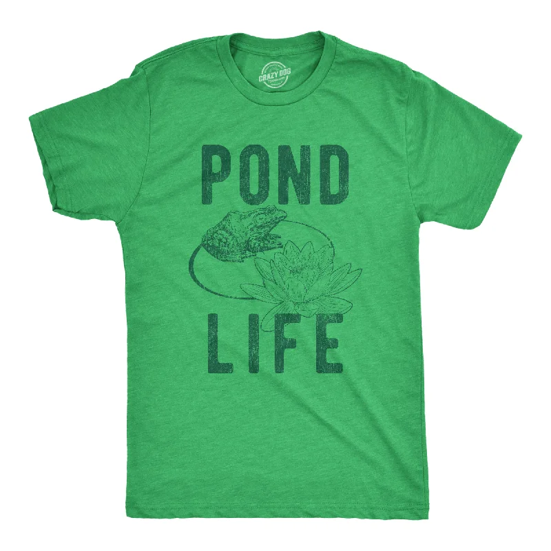 Men’s slim fit white shirt -Pond Life Men's T Shirt