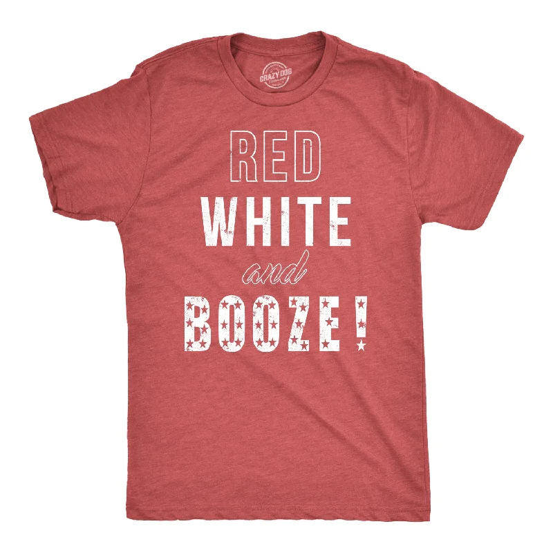 Men’s classic fit shirt -Red White and Booze Men's T Shirt