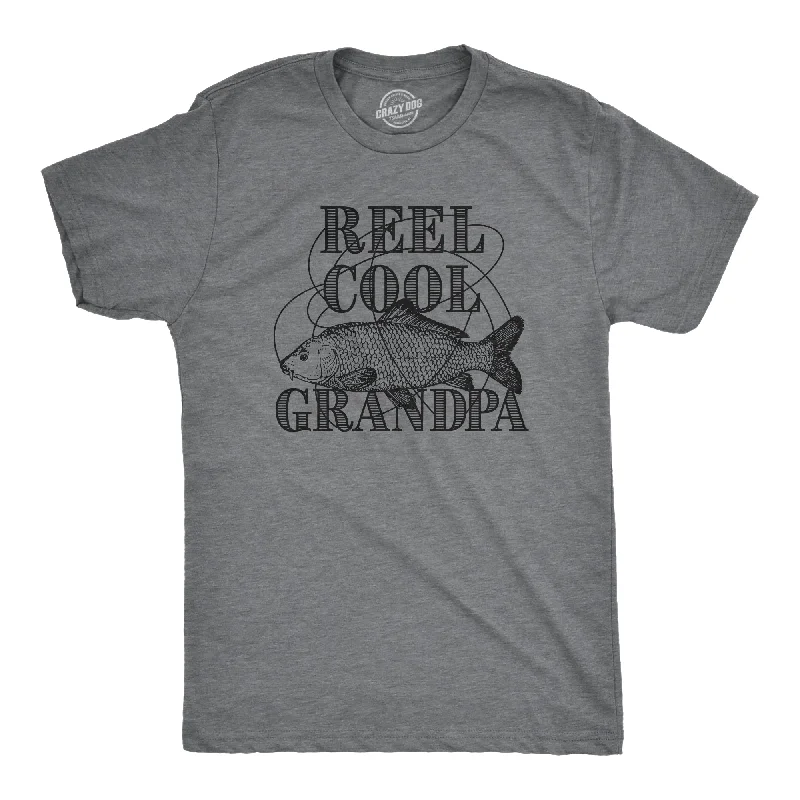 Men’s easy-care shirt -Reel Cool Grandpa Men's T Shirt