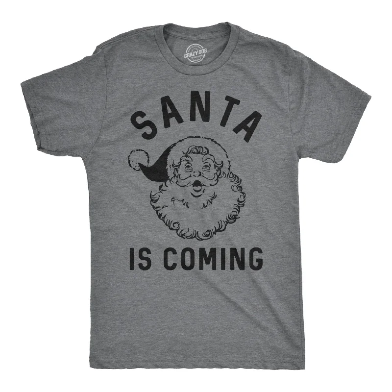 Men’s lightweight shirt -Santa Is Coming Men's T Shirt