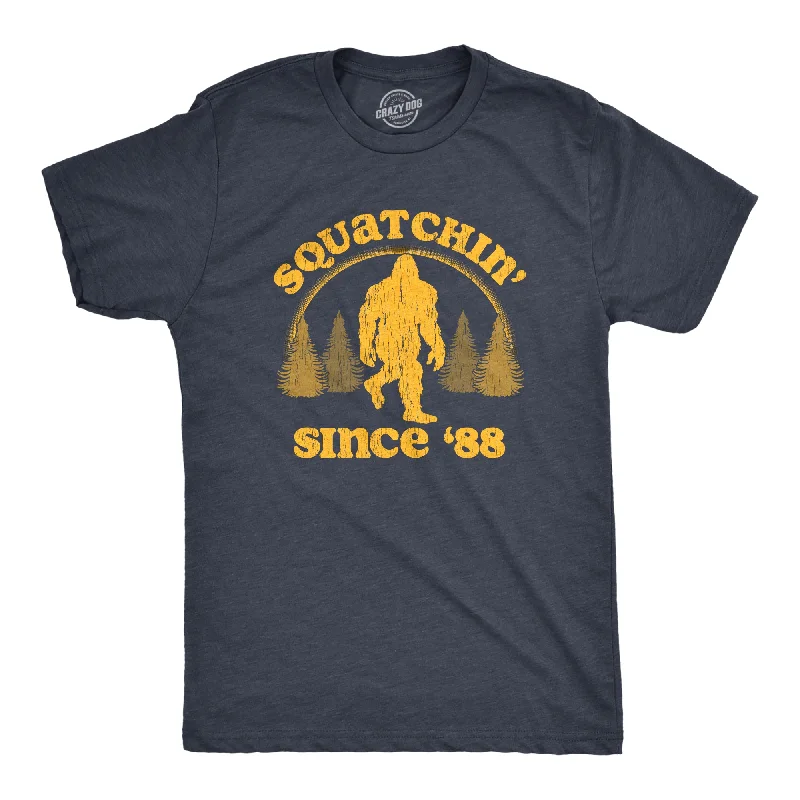 Men’s striped shirt -Squatchin Since 88 Men's T Shirt