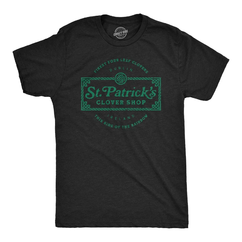 Men’s business shirt for interview -St. Patrick's Clover Shop Men's T Shirt