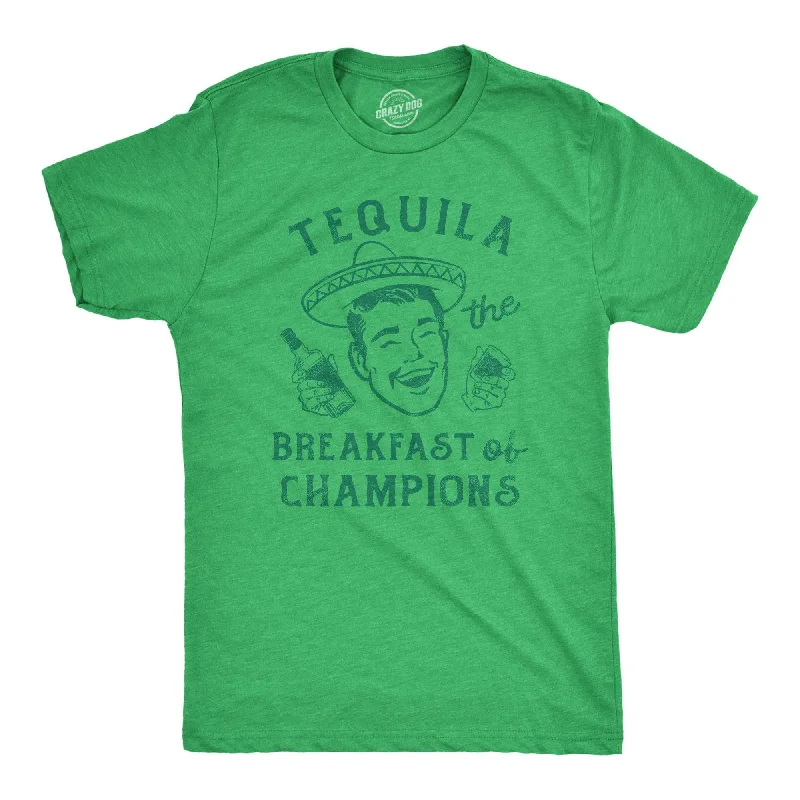 Men’s smart-casual shirt -Tequila The Breakfast Of Champions Men's T Shirt