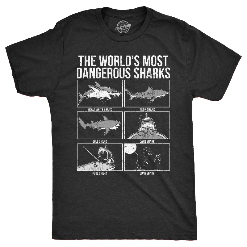 Men’s adjustable shirt -The Worlds Most Dangerous Sharks Men's T Shirt